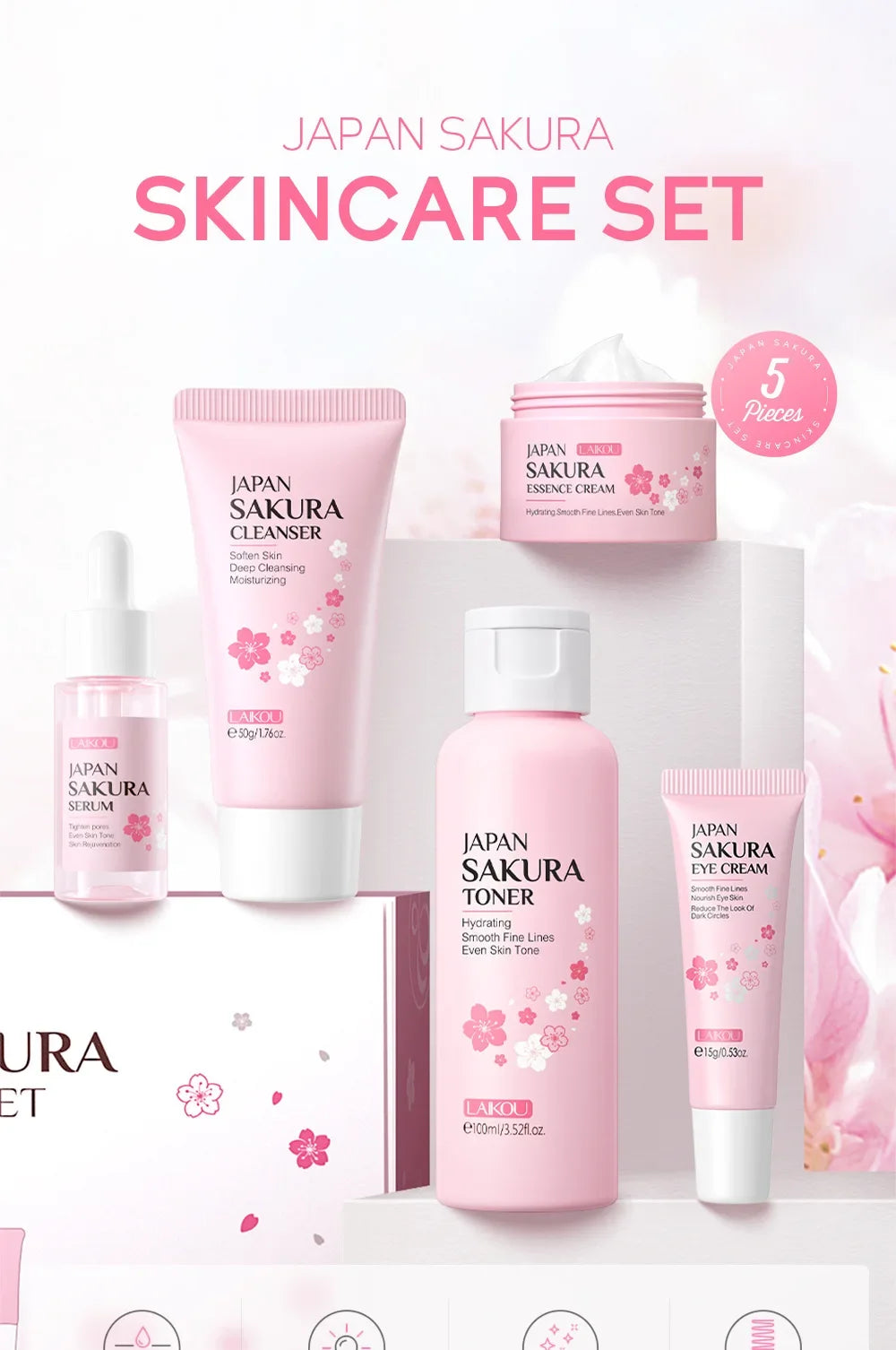 LAIKOU Sakura Kit Skin Care
