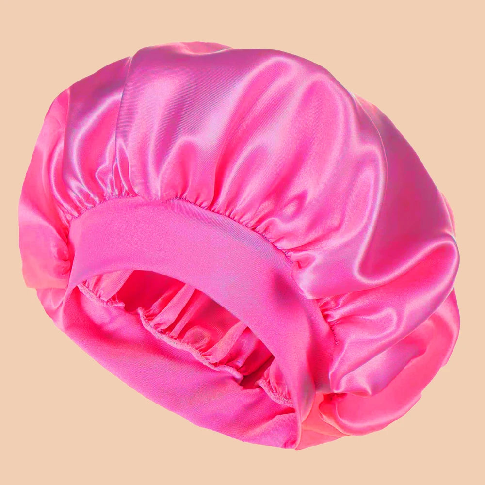 Bonnet douche satin