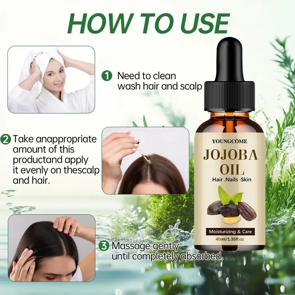 Huile de jojoba naturelle Anti-âge