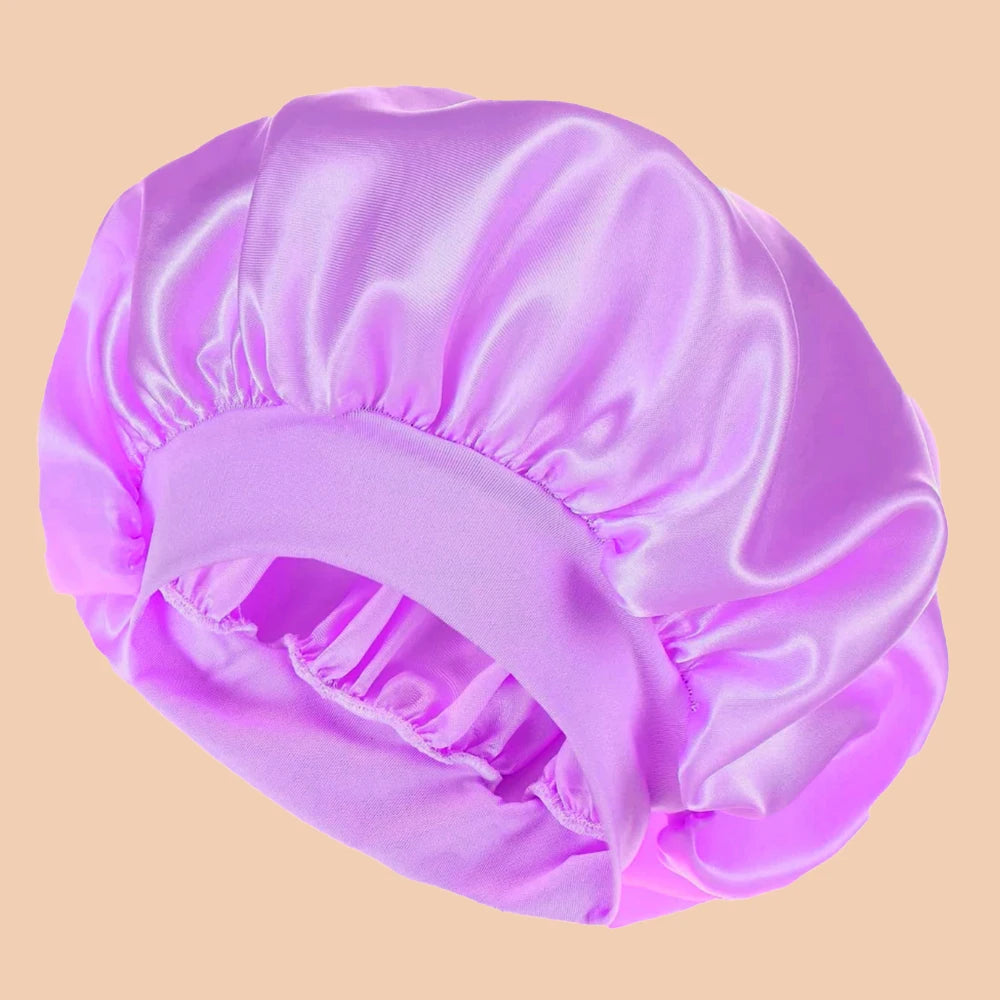 Bonnet douche satin