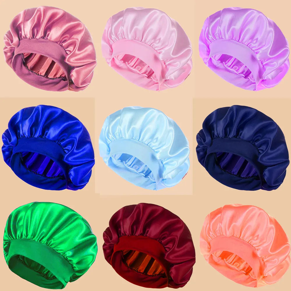 Bonnet douche satin