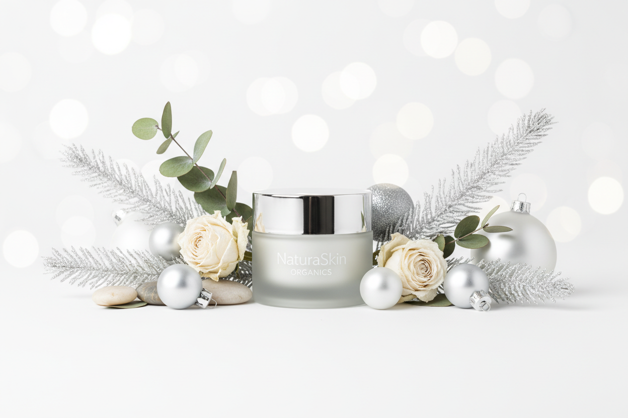 Image de Noël moderne pour cosmétique naturel